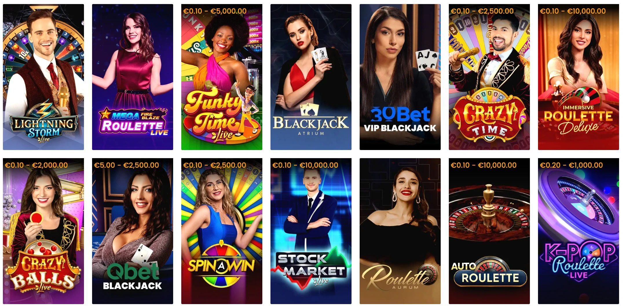 30Bet Live Casino Experience