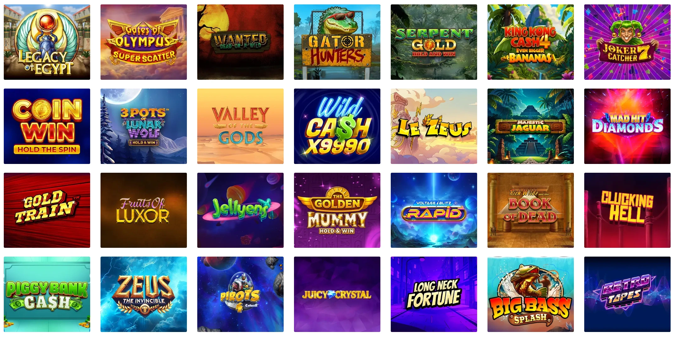 30Bet Slots Collection